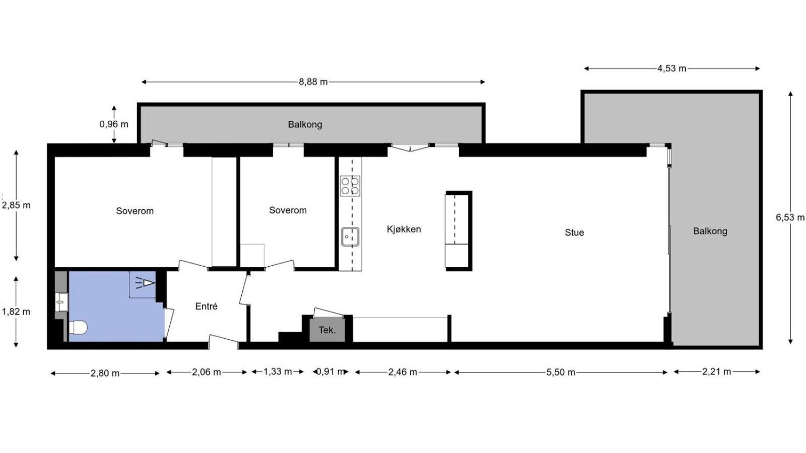 Barcode Oslo - Two-Bedroom Apartment In Central אוסלו מראה חיצוני תמונה